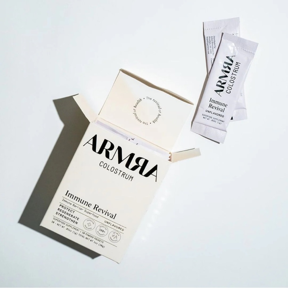 Armra Colostrum Health Revival Unflavored Travel Sticks 30 Pack